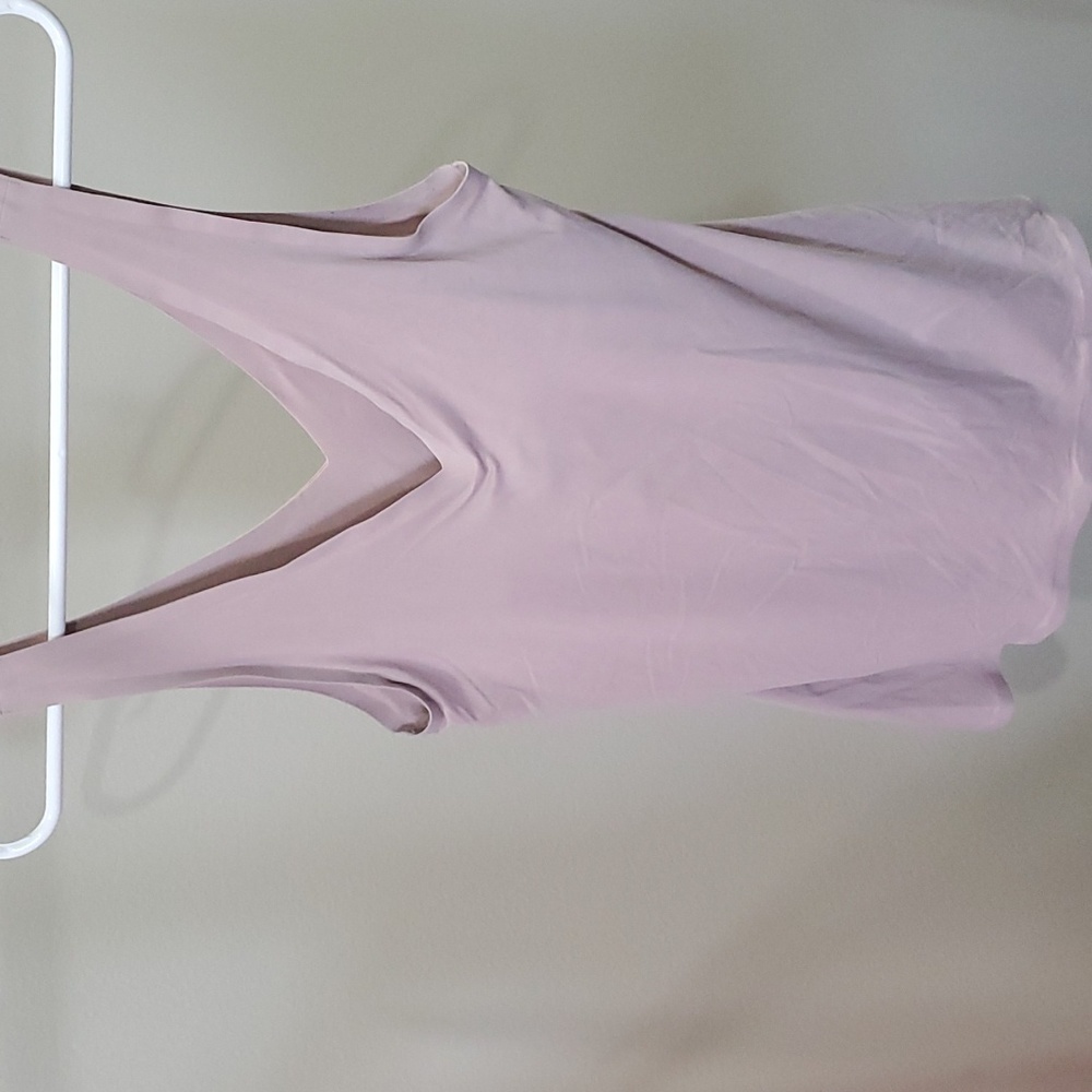 Soma Enbliss tank with built in bra - light mauve, size small